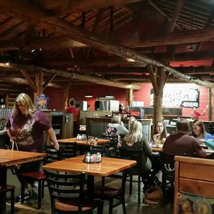 Jo&apos;s Famous Pizza on Friday night just as the crowd started to clear.