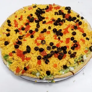 Taco pizza