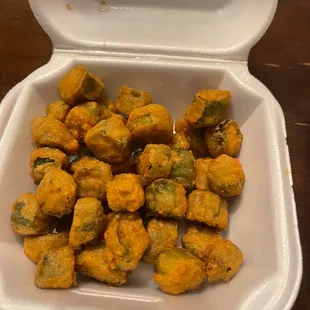 Fried okra