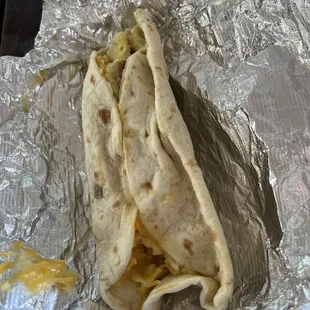 Potato Egg and Cheese Taco