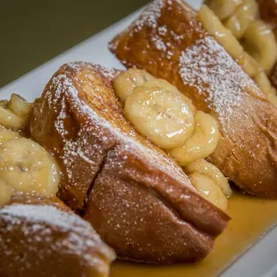 Bananas Foster French Toast at Jo&apos;s Diner