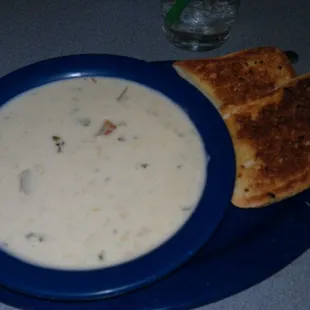 The chowder is amazing today!