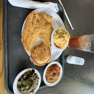 Catfish dinner