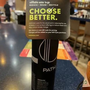 Alkaline water (aluminum bottle)