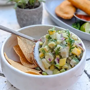 Coconut ceviche IG: @sherryeatworld