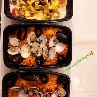 Papardelle Al Ragu, Paella Mista