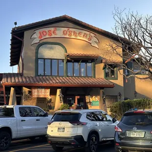 The outside of the building