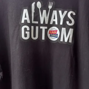 Gutom means hungry. Kain tayo means let's eat!