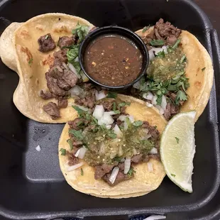 Carne asada tacos best in town.
