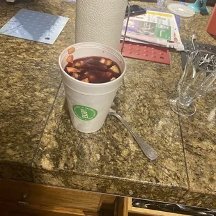 Margarita with fruit