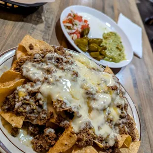 Beef nachos