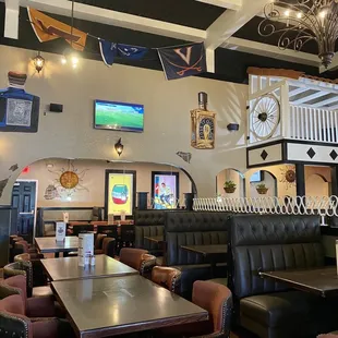 the inside of a restaurant