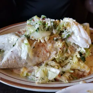 Super burrito with fajita chicken ($2.50 upgrade)