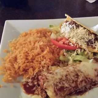 Kid's Enchilada and Taco