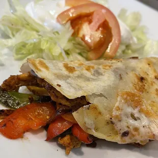 Fajita Quesadilla Lunch