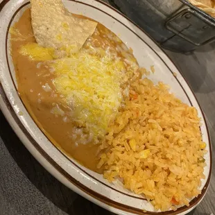 Refried Beans &amp; Rice