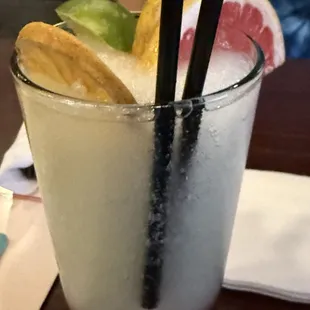 Frozen Margarita with Sangria Swirl