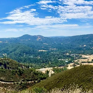 View from winery picnic area