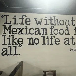 Truer words have never been spoken!