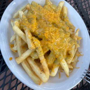 Enchilada style fries