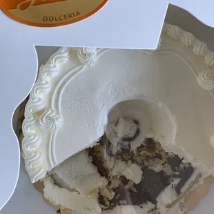 This is how little my kids like sweets, I've had this cake in my house for 3 days...it gorgeous but my kids don't do sweets.