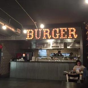 the interior of a restaurant
