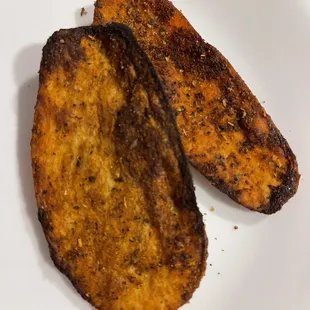 Baked fries have a nice seasoning