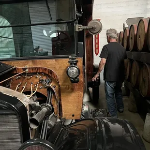 Joseph himself showing us all of the amazing memorabilia found on the property!