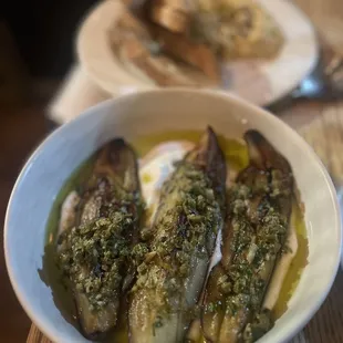 Graffiti eggplant - yum!