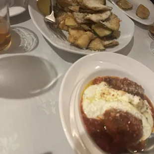 Zucchini and meatballs