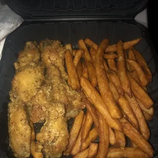 $15 Lemon Pepper Wings with Fries