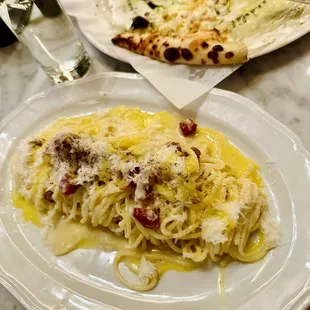 CARBONARA... GUANCIALE, FRIED BLACK PEPPER, EGG YOLK, PECORINO