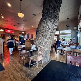 the interior of a restaurant