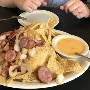 Sausage and Queso