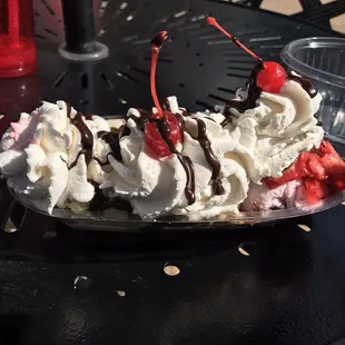 Banana Split Sundae