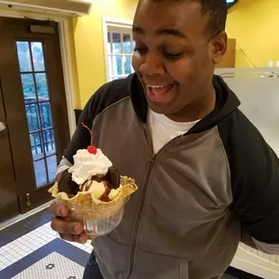 I want somebody to look at me the way I'm looking at this ice cream.