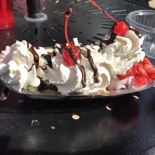 Banana Split Sundae