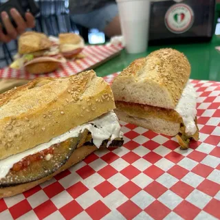 Eggplant Parmesan Sandwich