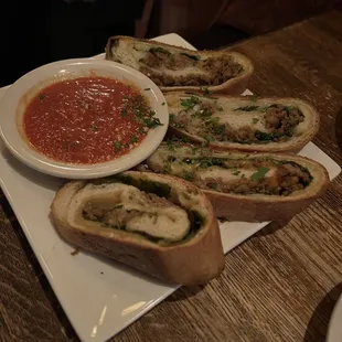 Sausage and Spinach Bread