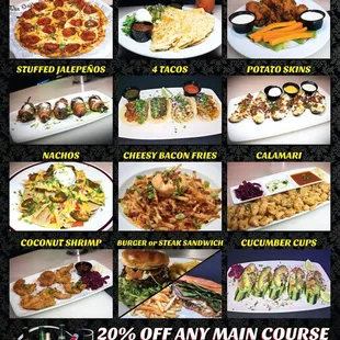 Happy hour 6 to 10 everyday!