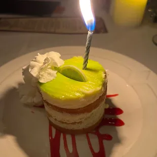 Key lime Torte on my birthday!