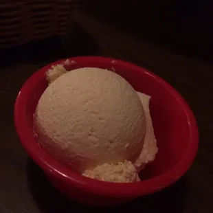 That butter though! The size of an ice cream scoop!