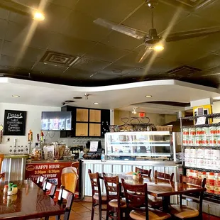 the interior of a restaurant