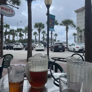 hubby and I accidentally have 2 pitchers on the table...