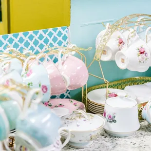 Pretty tea cups