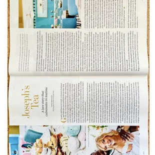 Joseph's Tea Story in Tea Time Magazine