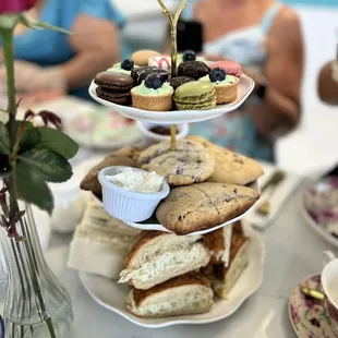 The salads for the sandwiches were made by the owner's mom. It was all enjoyable!