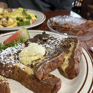 French toast (and enough butter to clog your arteries!)