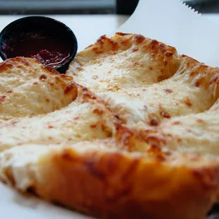 a slice of cheese pizza