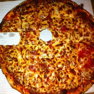 pizza, food